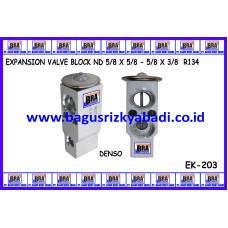 EXPANSION VALVE BLOCK ND 5/8 X 5/8 - 5/8 X 3/8  R134